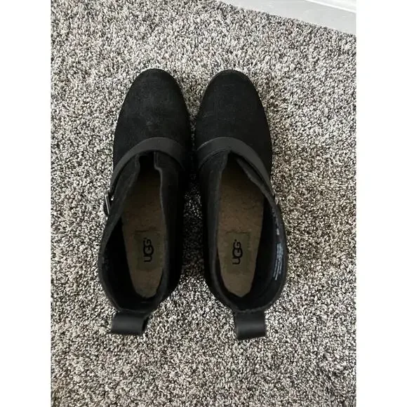 UGG wright belted ankle boots women's size 7 - Picture 3 of 7